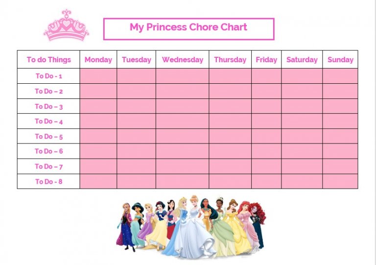 Chore Charts Teens Printabl