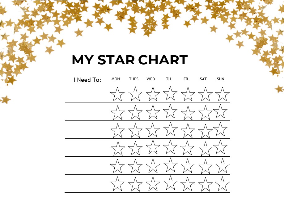 star chart black