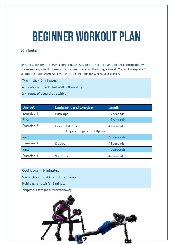 Beginner Workout Plan