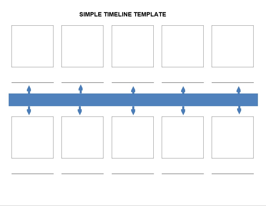 Simple Timeline Template