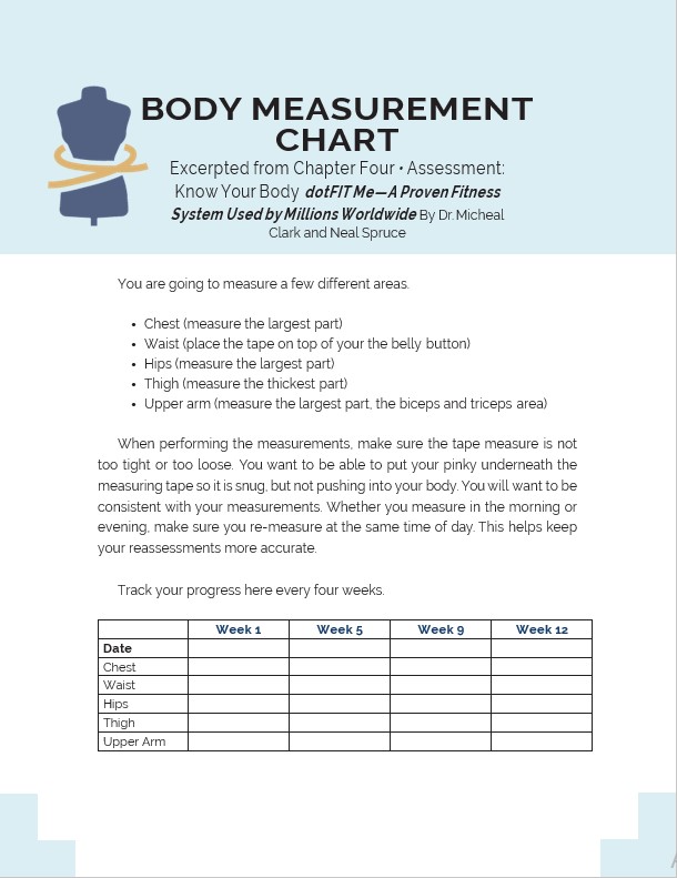 Body Measurement Chart Printable room