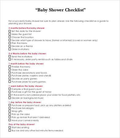 baby shower checklist printable   Yelom.agdiffusion.com