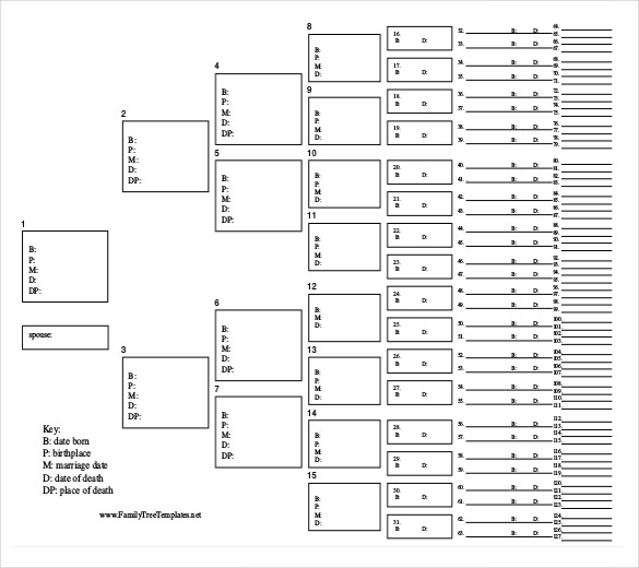 Family Chart Template from uroomsurf.com