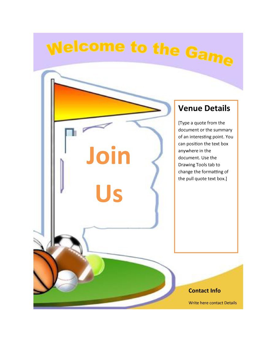 Free Printable Flyer Templates Word  room surf.com Pertaining To Free Printable Flyers Templates