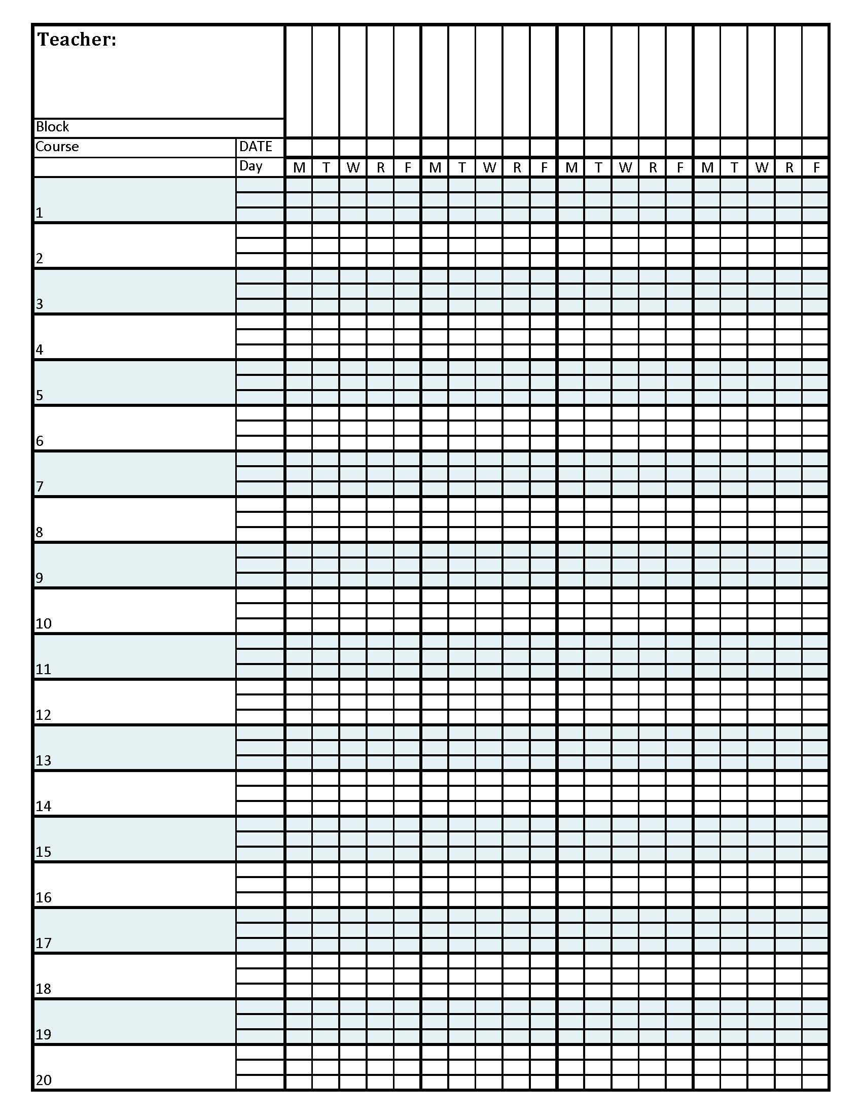 Grade Sheet Printable | Printable Gradebook | Sine Over Cosine of Grade Sheet Printable | Printable Gradebook | Sine Over Cosine of