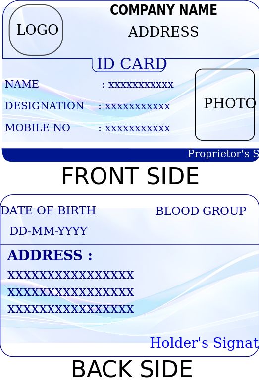 Cover Template. Free Printable Id Cards Templates Cover Template