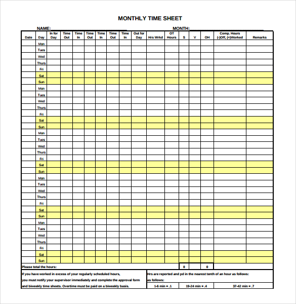 Free Printable Bi Weekly Timesheet Template !!LINK!!