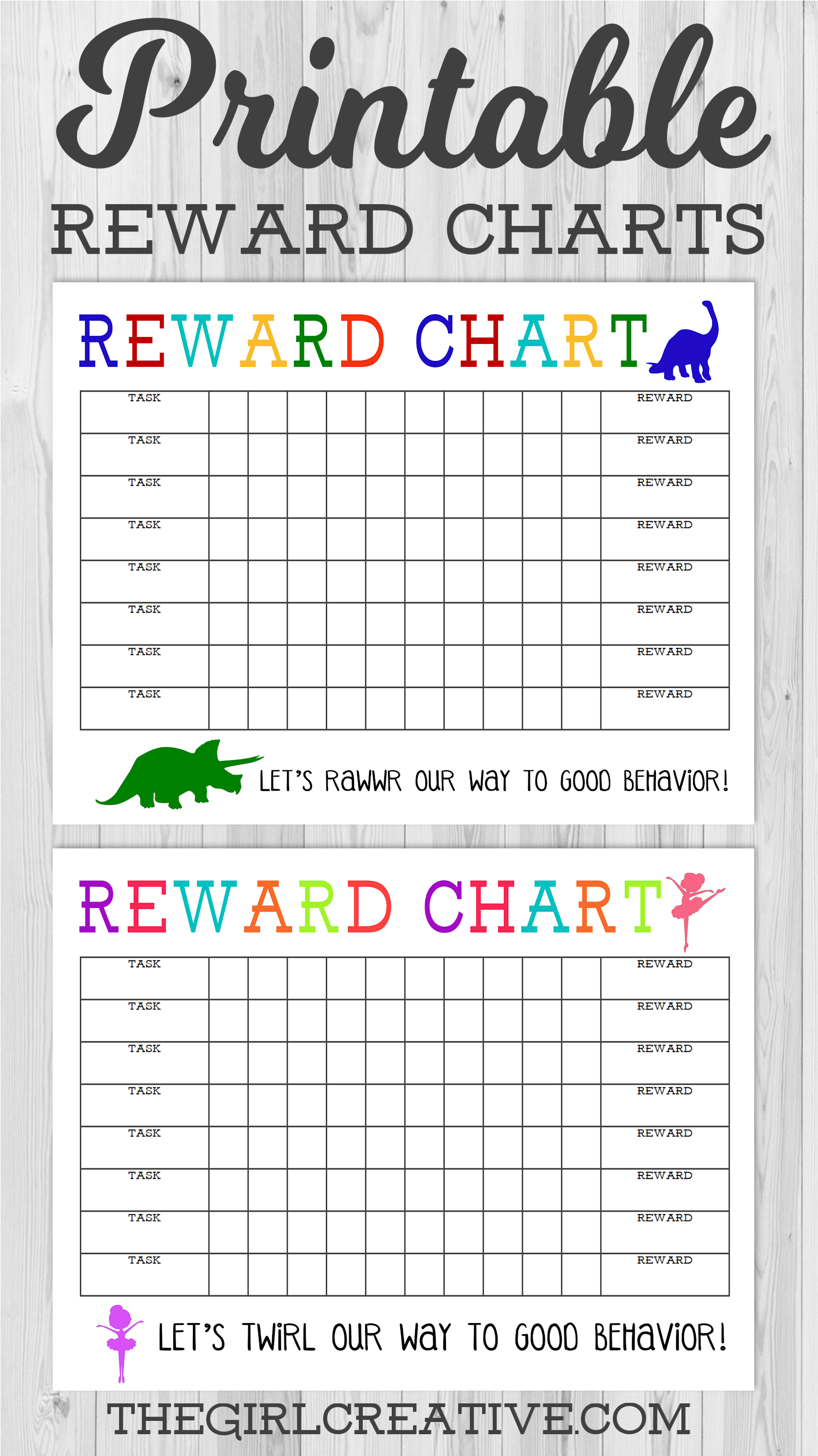 Free Printable Reward Charts For 6 Year Olds