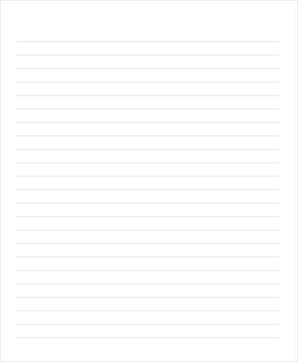 Lined Paper Printable | room surf.com