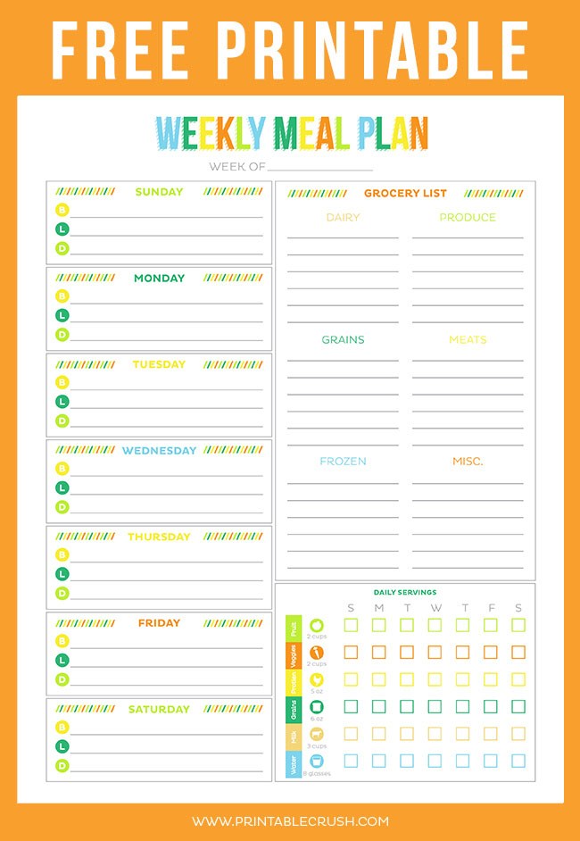 meal planners free Yelom.agdiffusion.com