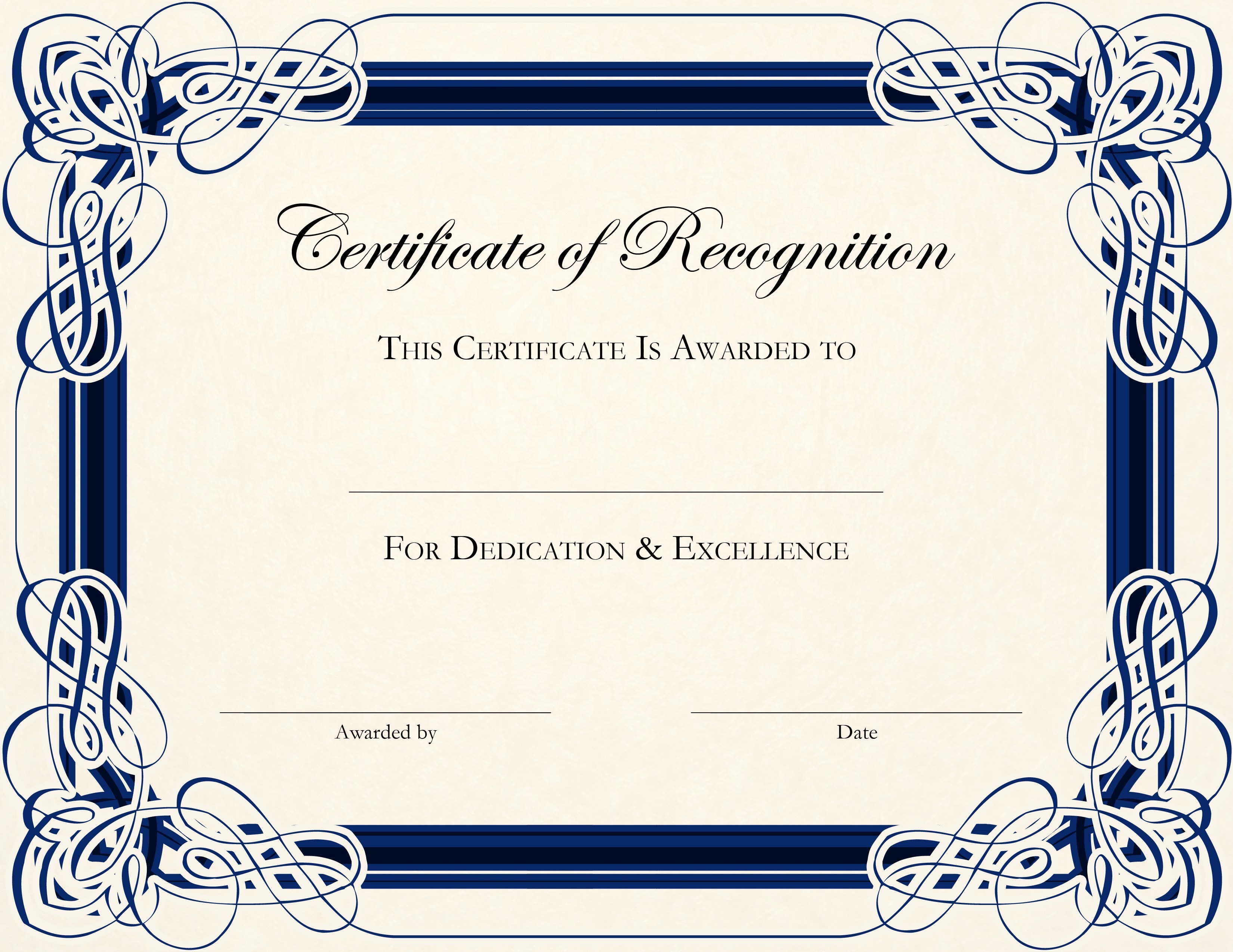 Printable Certificate Template  room surf.com In Certificate Of Ordination Template