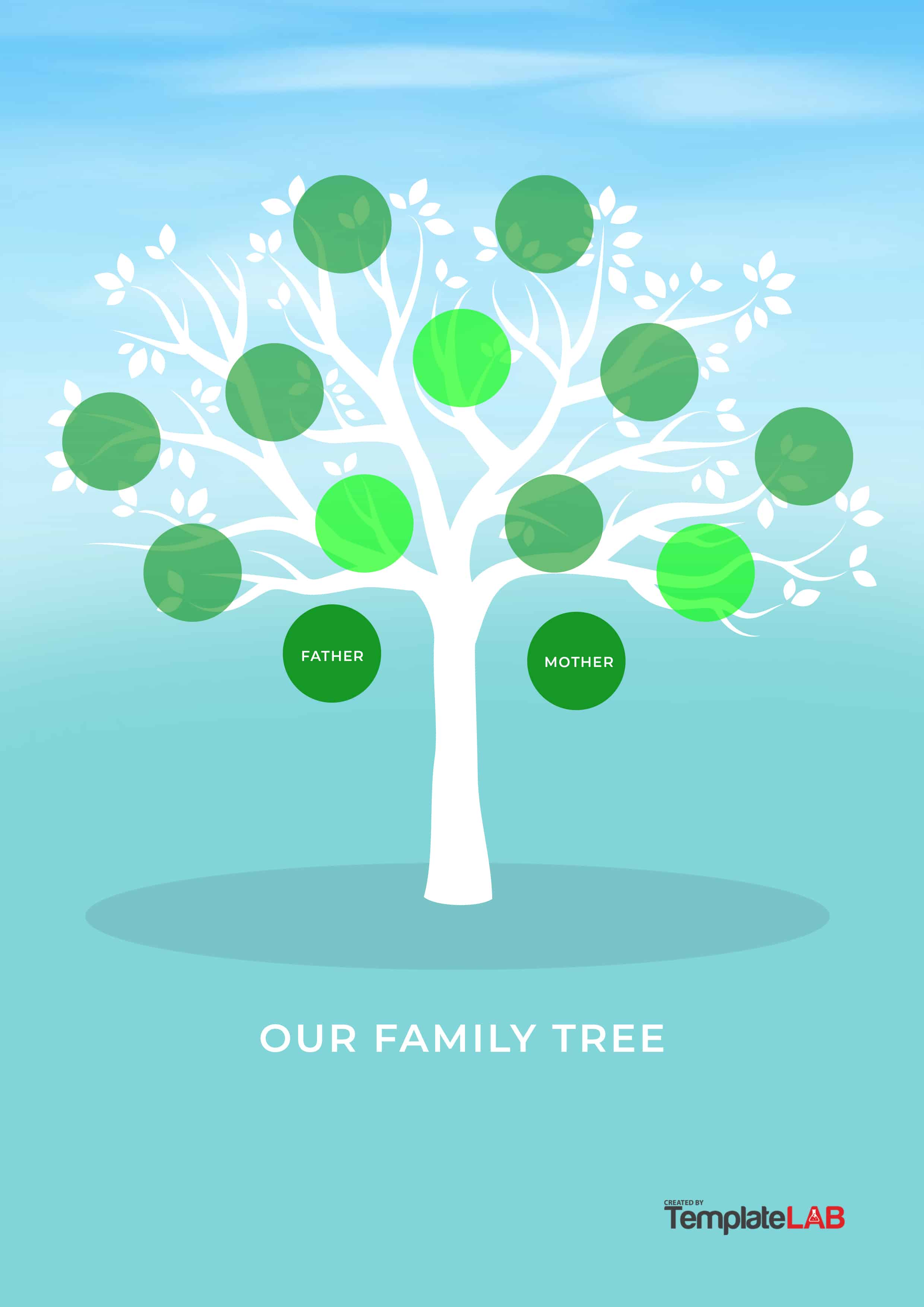 50+ Free Family Tree Templates (Word, Excel, PDF)   Template Lab
