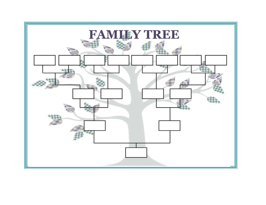 Printable Family Tree Chart