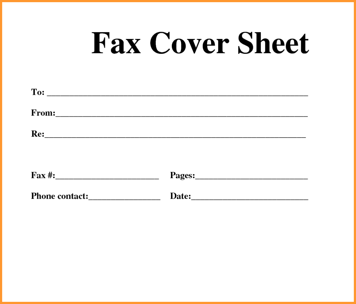 fax sheet template pdf Yelom.agdiffusion.com