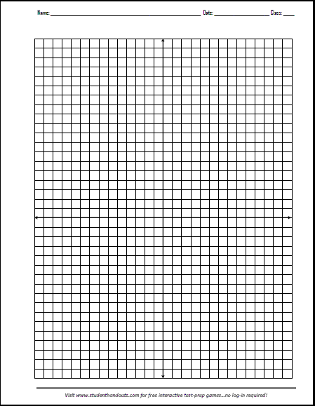 Free online graph paper with x and y axis