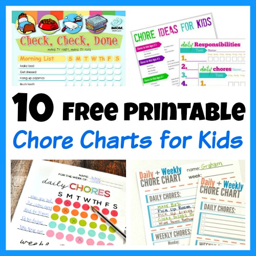 Printable Kid Chore Chart | room surf.com