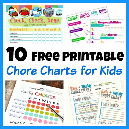 Chore Chart For Toddlers With Pictures