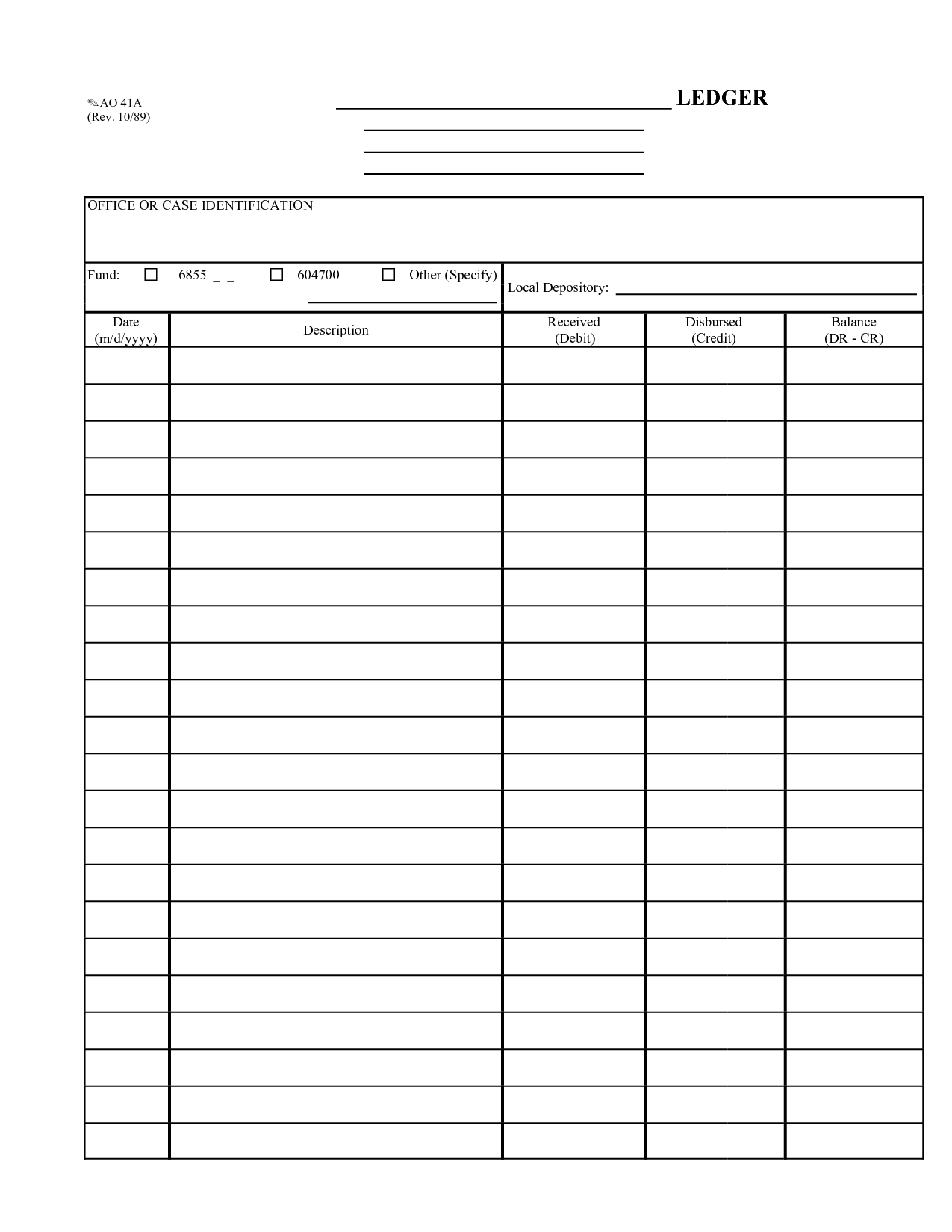 Printable Ledger Templates room surf com