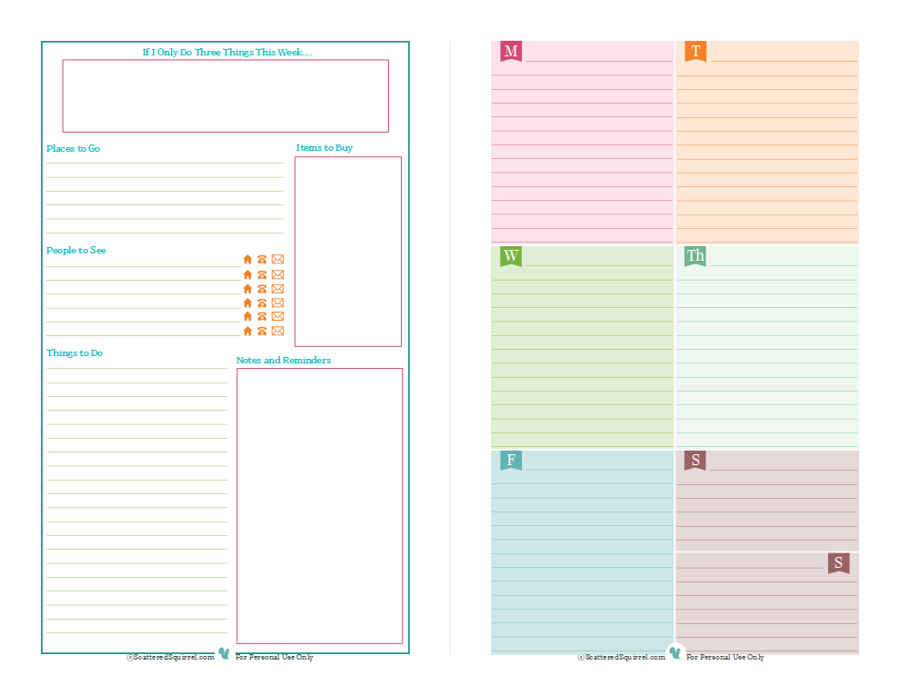printable planner pages   Yelom.agdiffusion.com