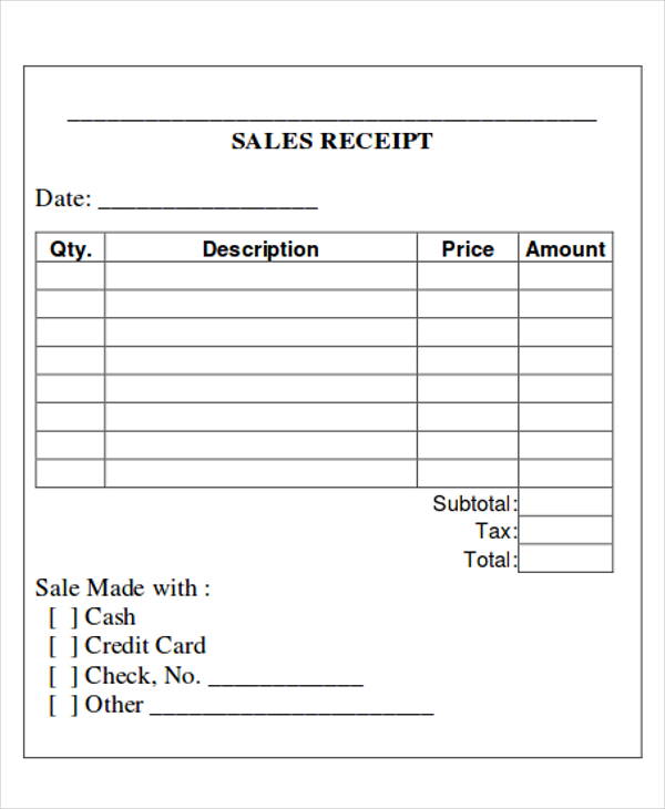 sales receipts forms Yelom.agdiffusion.com