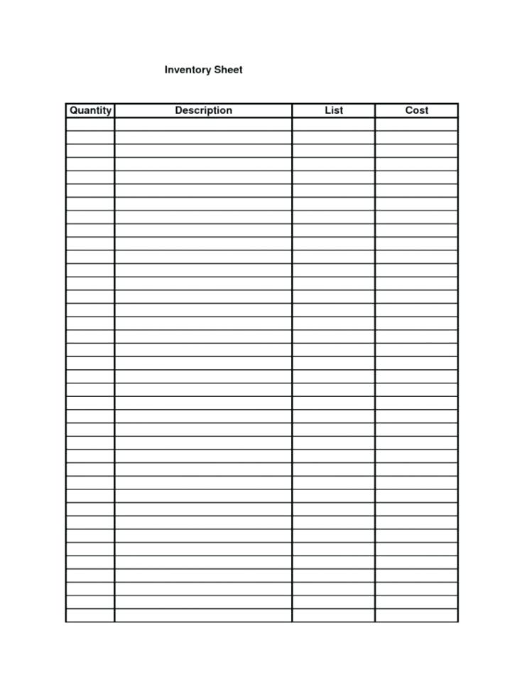 7+ blank spreadsheets printable | Budget spreadsheet