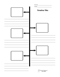 Blank Timeline Printables | Squarehead Teachers