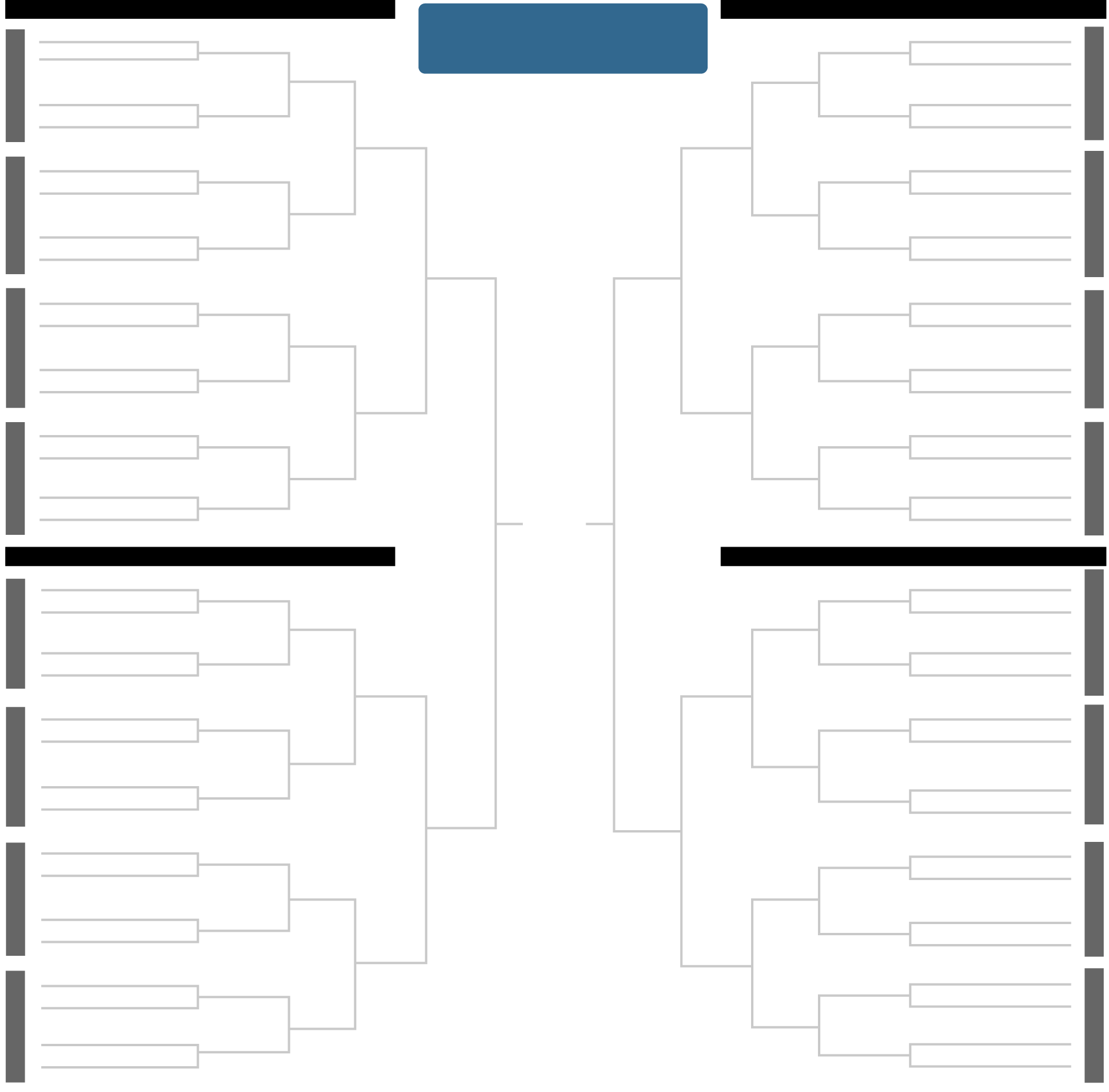 Printable Tournament Bracket room