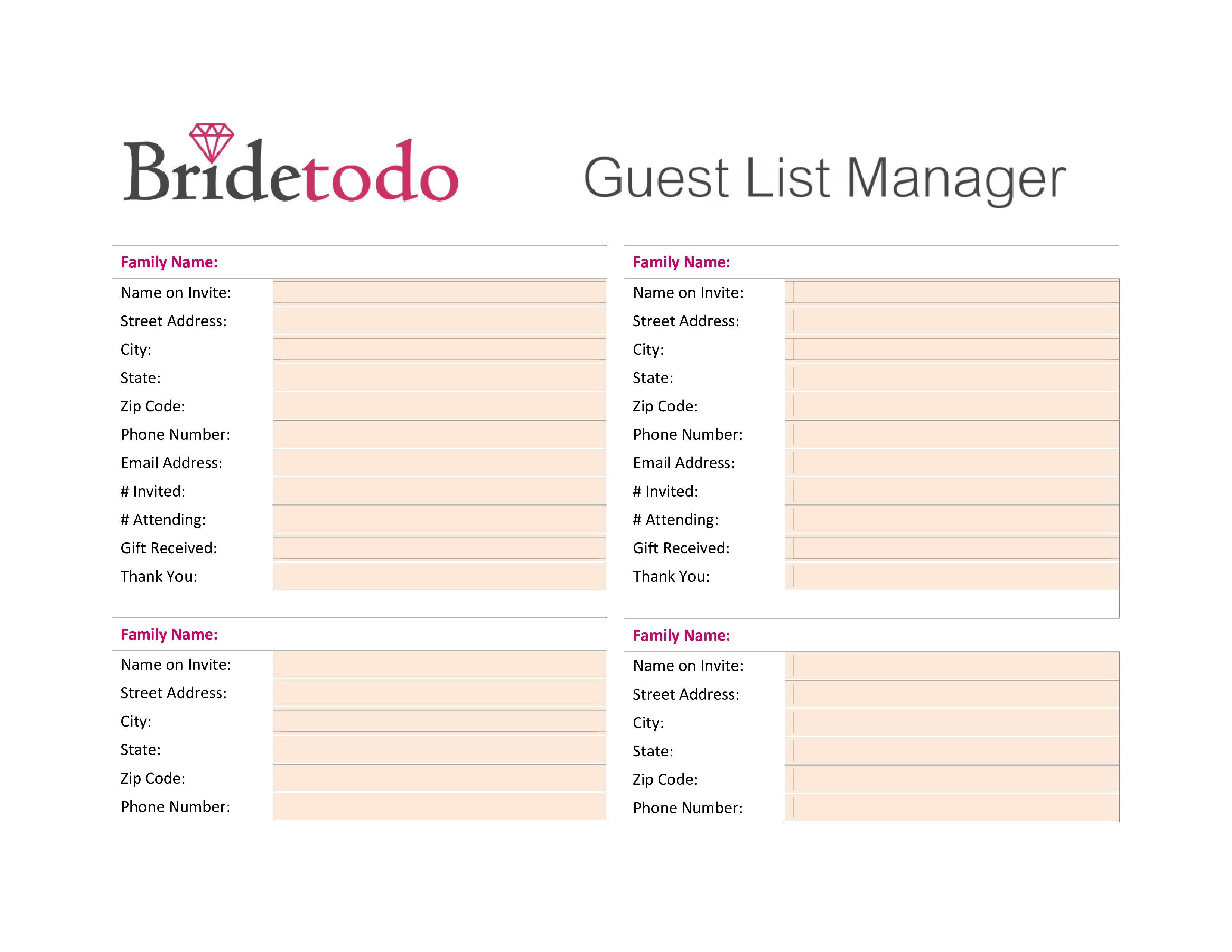 Guest List Excel Template from uroomsurf.com