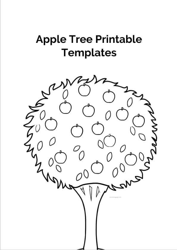Apple Tree Printable Templates