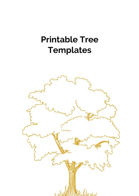 Printable Tree Templates