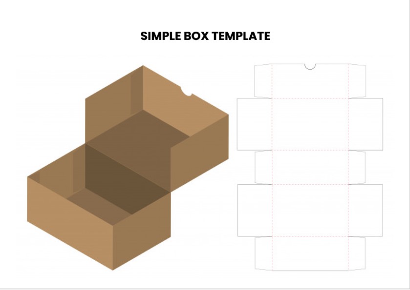 simpel box template