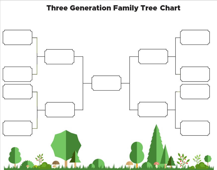 Three Generation Family Tree Chart