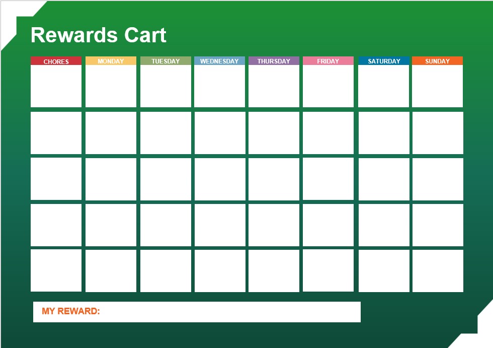 Printable Rewards Chart
