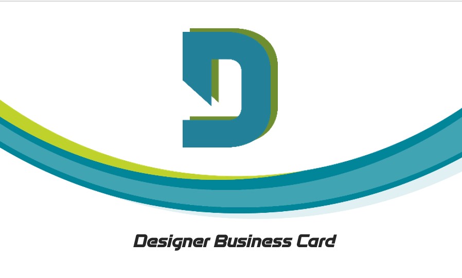 Designer business card template