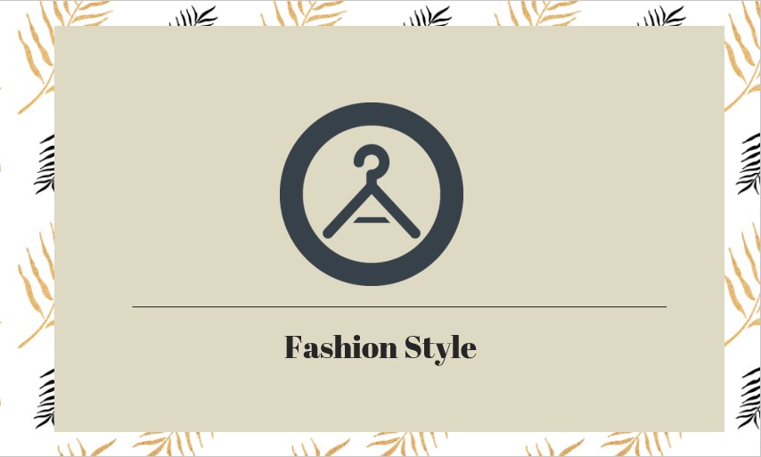 Fashion business card template