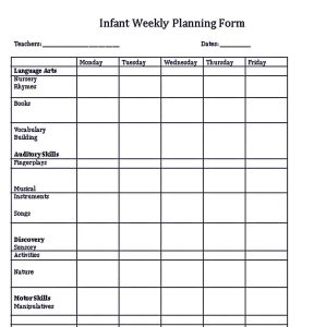 Infant Lesson Plan Templates room surf com Infant Lesson Plan Templates room surf com