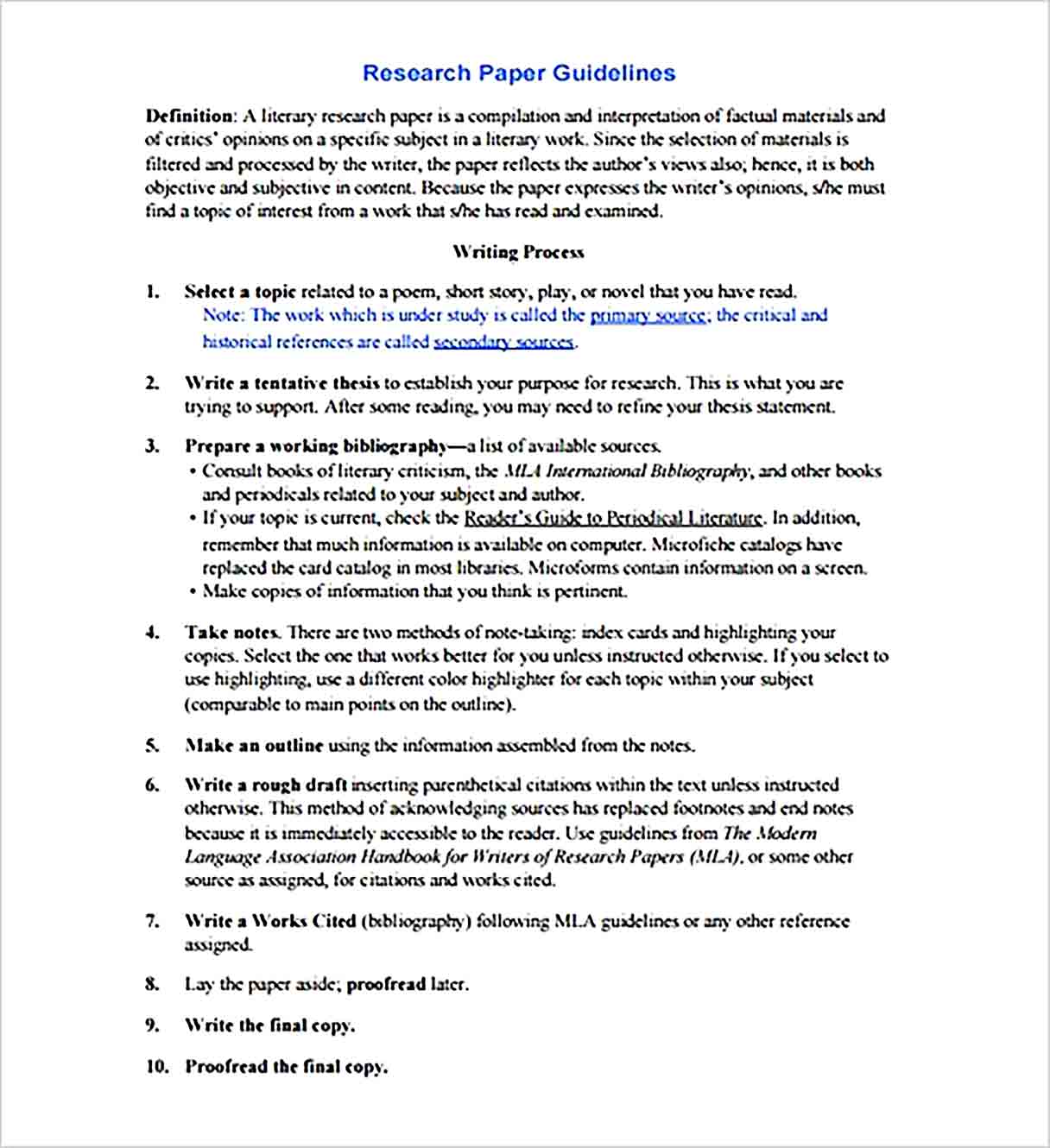 Research Paper Outline Template Sample Room Surf