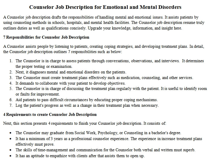 behavioral disorder counselor jobs