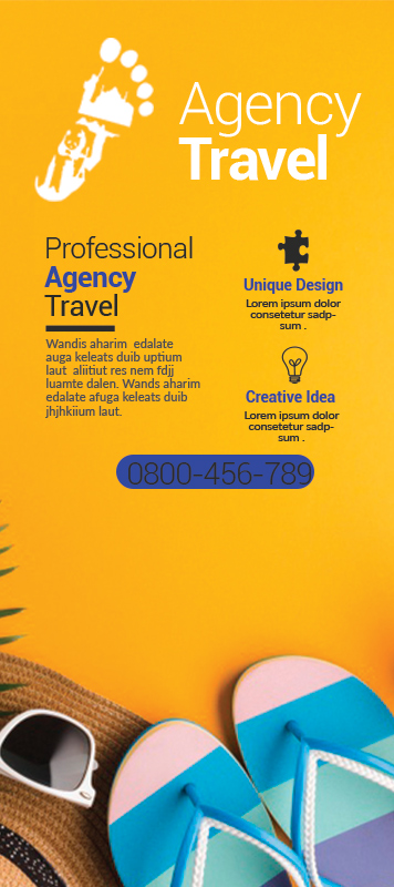 Agency Travel Banner Design Template
