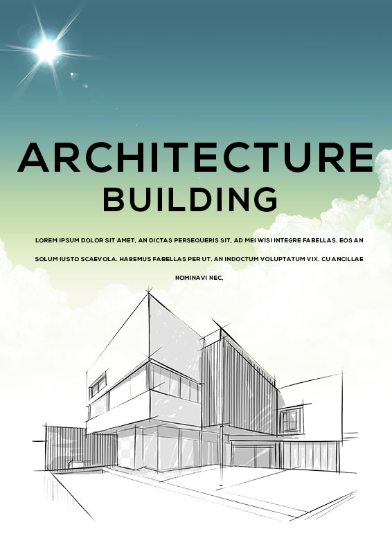 Architecture Poster Free PSD Template | room surf.com