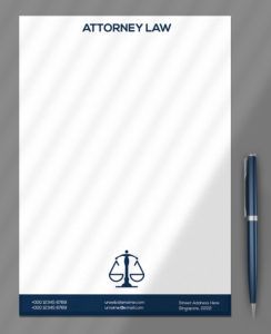 Law Letterhead Free Template in PSD | room surf.com