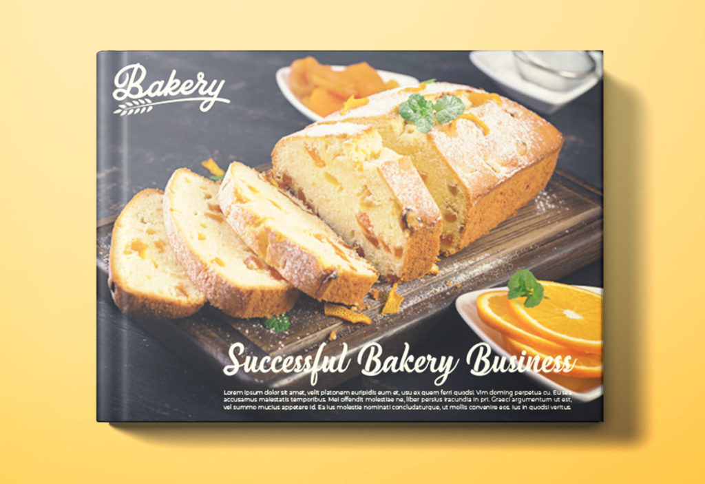 Bakery Book Cover Template Example