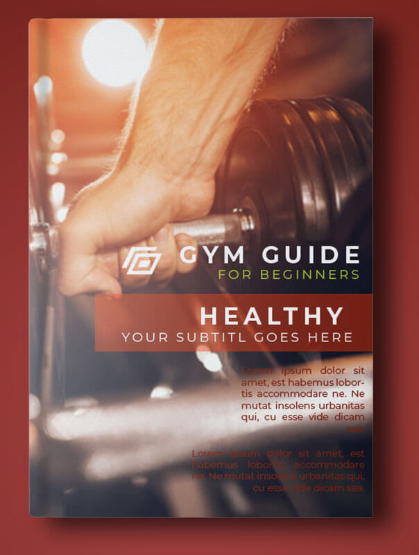 Gym Ebook Cover Template Free Psd Room Surf Com