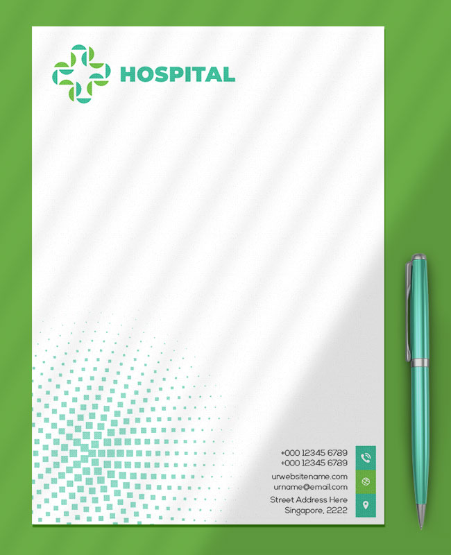 Hospital Letterhead in PSD Photoshop | room surf.com