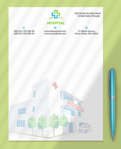 Hospital Letterhead in PSD Photoshop | room surf.com