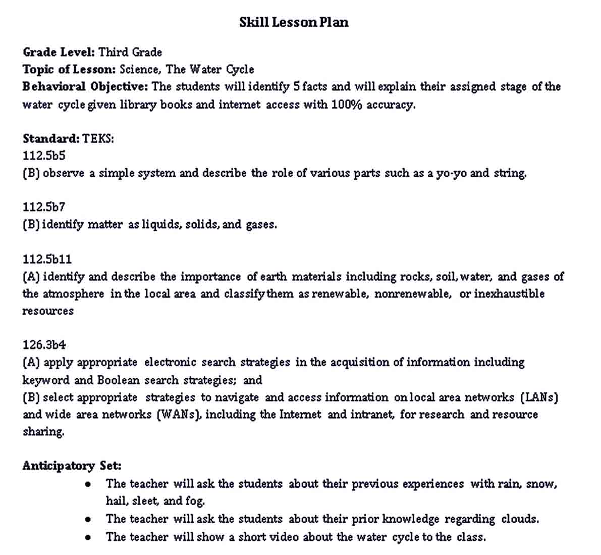 Madeline Hunter Lesson Plan Template  room surf.com Within Madeline Hunter Lesson Plan Template Word