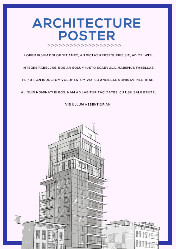 Architecture Poster Free PSD Template | room surf.com