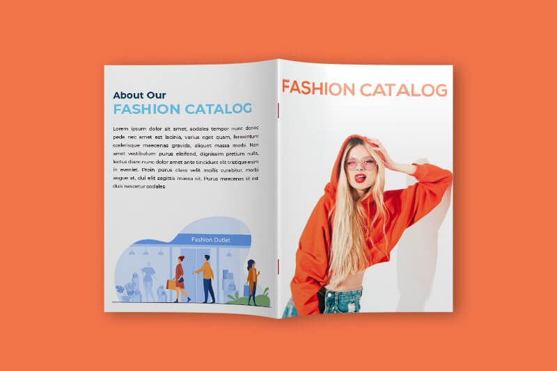 PSD Fashion Catalog Template