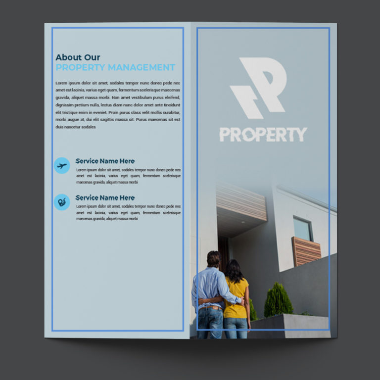 Property Management Brochure In Photoshop Free Download | Room Surf.com