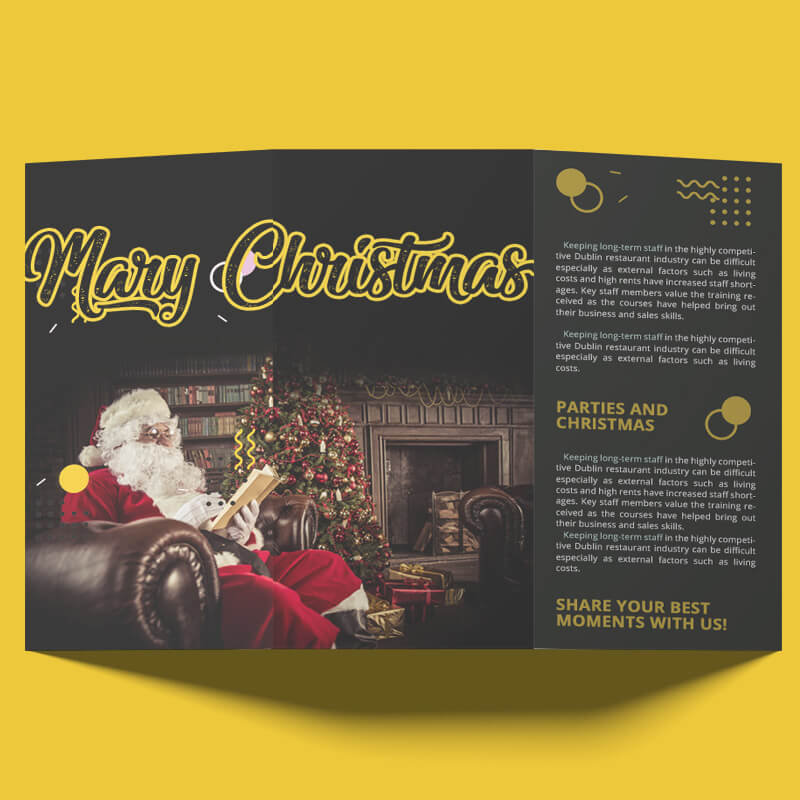 Sample Christmas Brochure Template